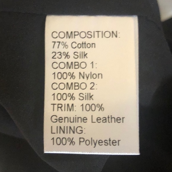 Wai Ming Black Dress with Leather and Mesh Details - Picture 14 of 15